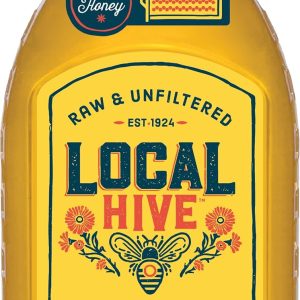 Local Hive Midwest Raw Unfiltered Honey 16oz. 100% US honey sourced from American bees and beekeepers.